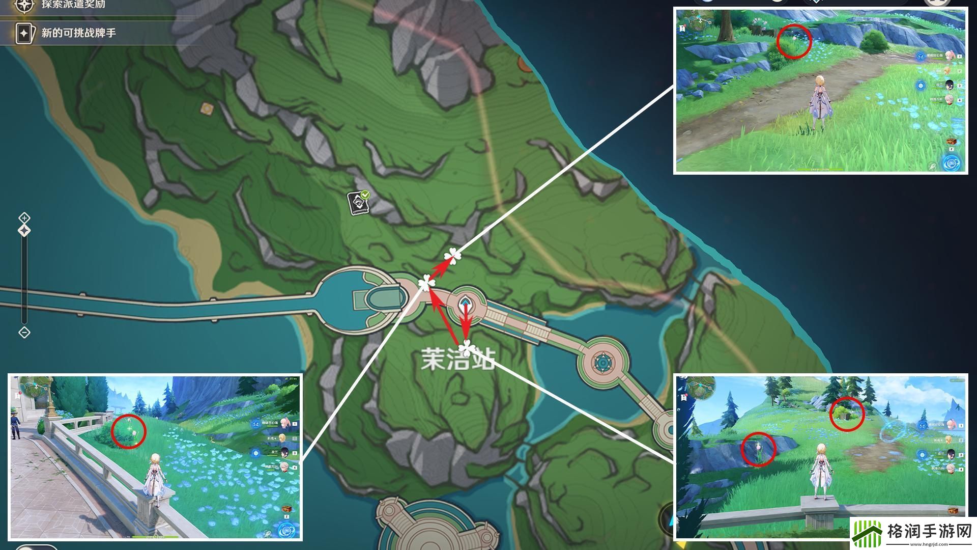 原神虹彩蔷薇采集路线2024