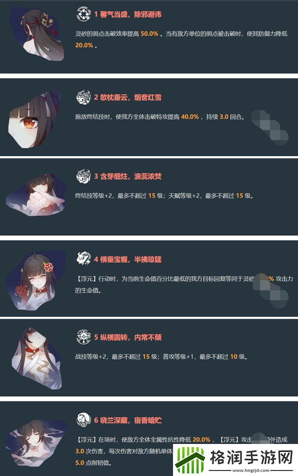崩坏星穹铁道灵砂技能是什么