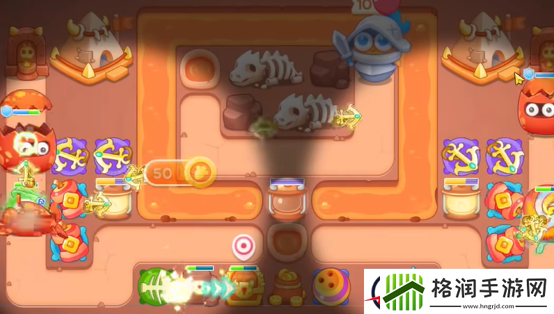 保卫萝卜4饿龙传说第33关攻略