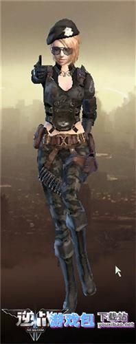 逆战女角色死亡姿势