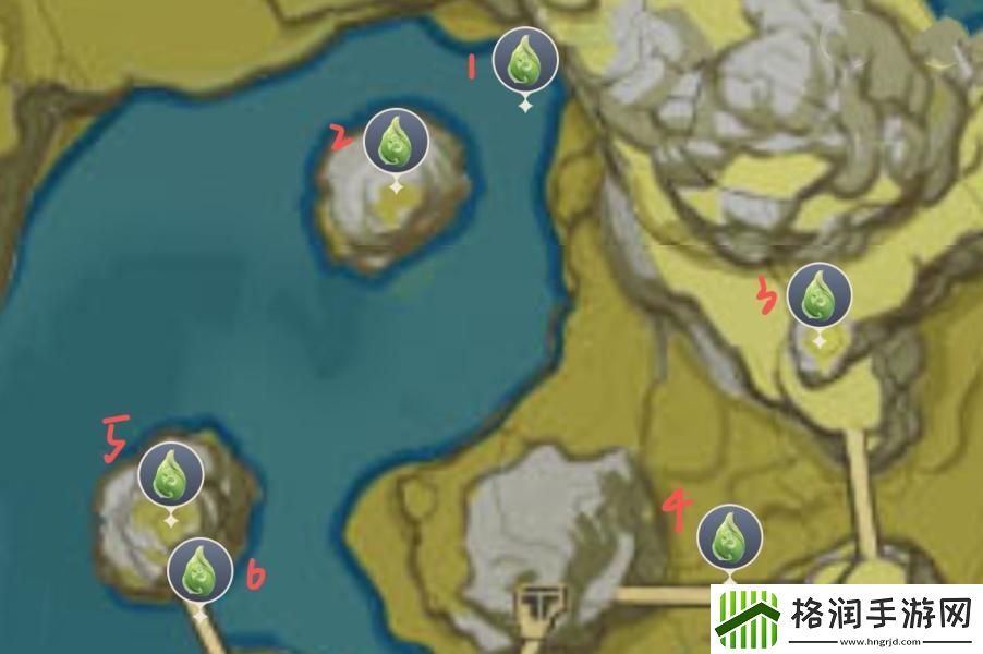 原神磐岩之路逐月符方位在什么地方