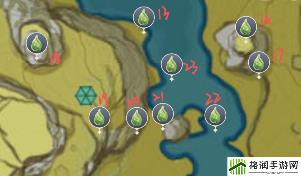 原神磐岩之路逐月符方位在什么地方