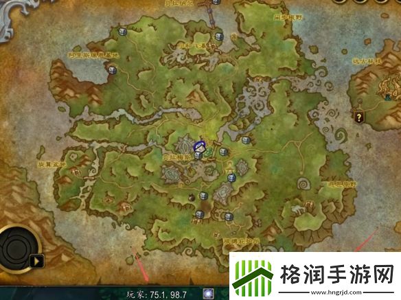 魔兽世界正式服变迁之地拜访熊怪npc位置一览