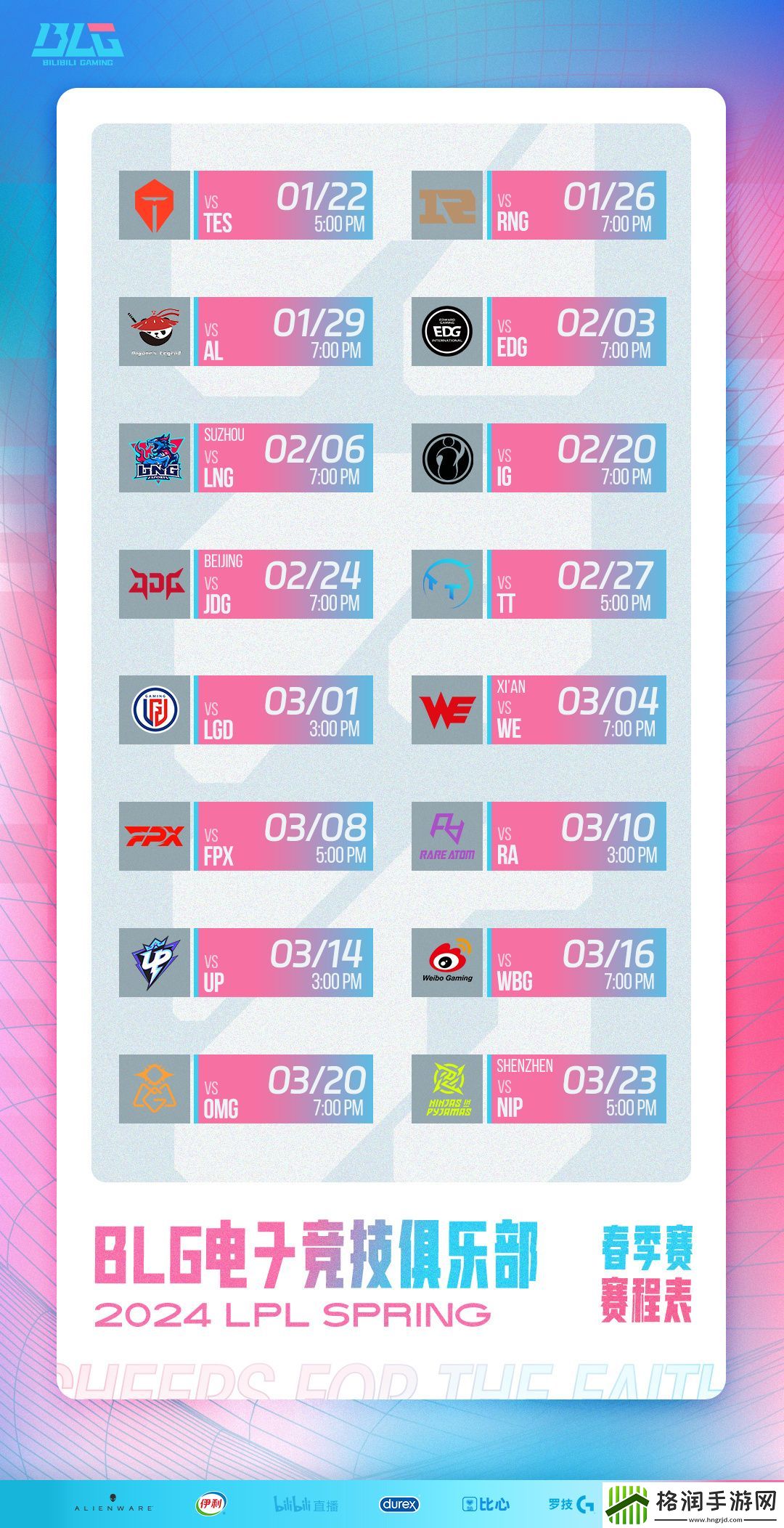 NIP才是后续赛程的最强对手吧友们觉得BLG能否稳坐常规赛第一