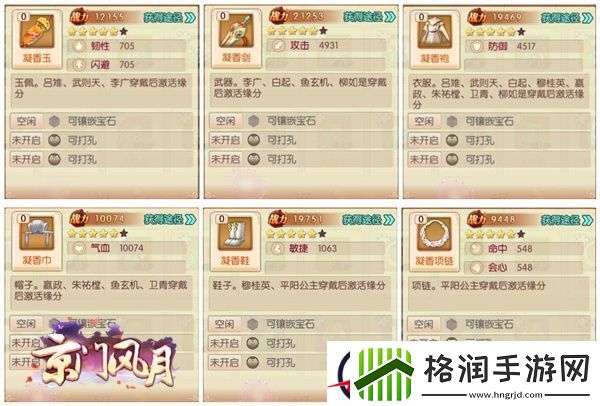 京门风月入门级橙装攻略