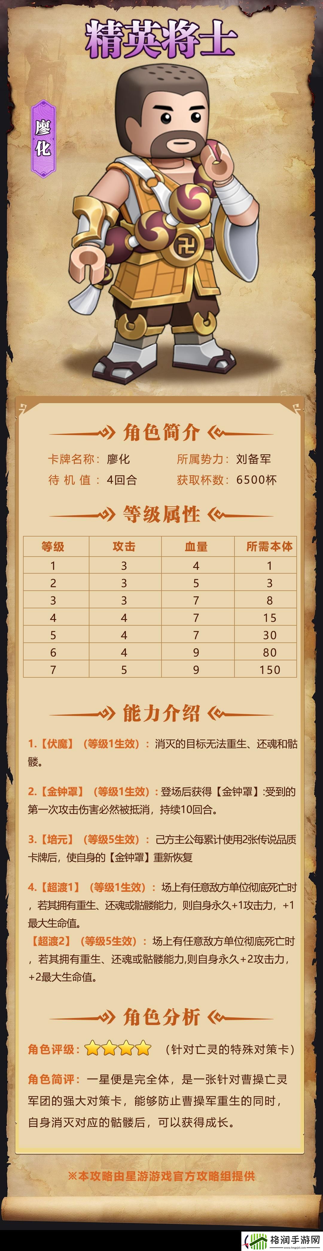 我是小奇兵廖化角色图鉴