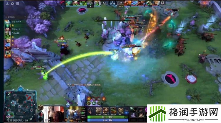 TI12小组赛23小娜迦带盾好局一波团直接暴毙GG拿下首局