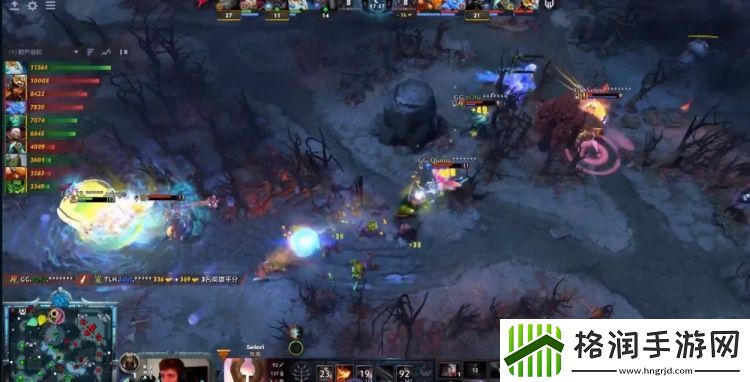 TI12小组赛23小娜迦带盾好局一波团直接暴毙GG拿下首局