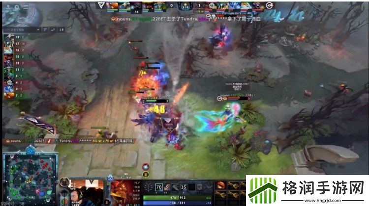 TI12小组赛Gunnar牛头控制拉满核弹大招致胜Nouns拿首局