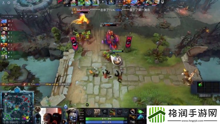 TI12小组赛23小娜迦带盾好局一波团直接暴毙GG拿下首局