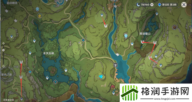 原神遗迹龙兽锄地路线