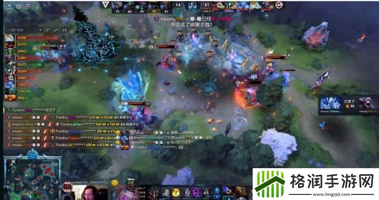 TI12小组赛Gunnar牛头控制拉满核弹大招致胜Nouns拿首局