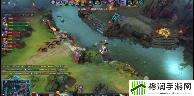 TI12小组赛三核各自秀出操作三波团战定胜势LGD成功拿首局