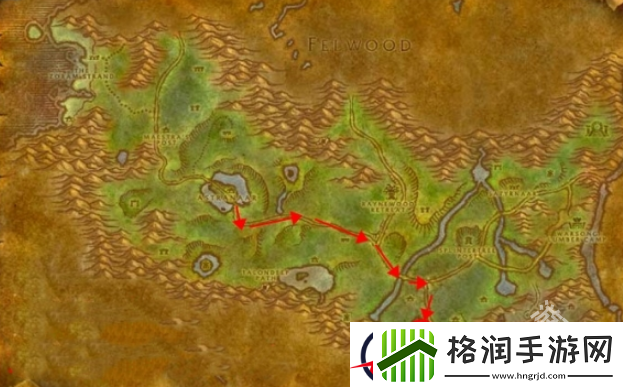 魔兽世界灰谷坠星湖在哪