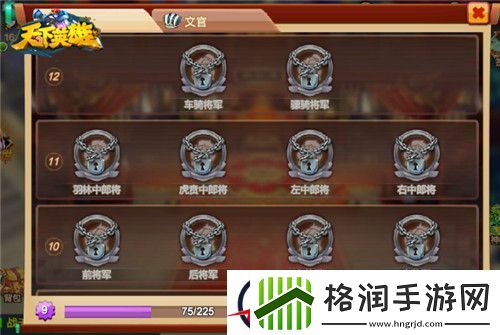 高考在即天下英雄官职系统介绍