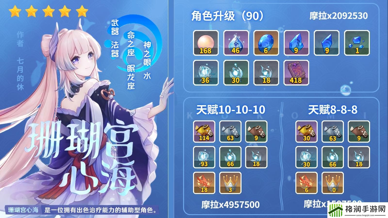 原神心海突破材料收集路线