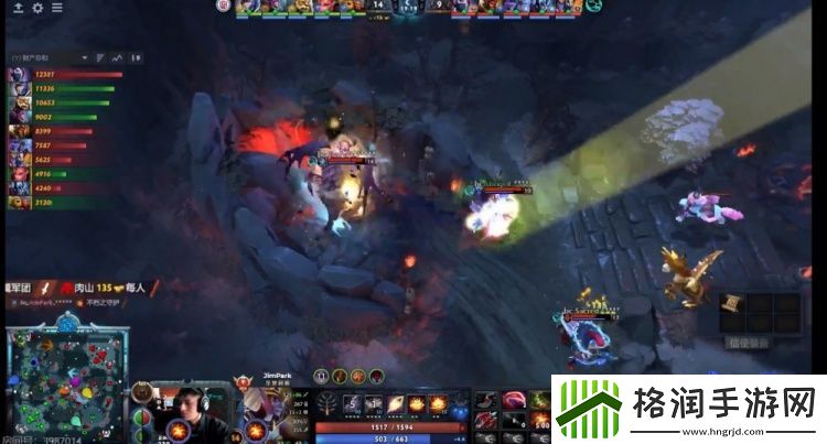 TI12小组赛三核各自秀出操作三波团战定胜势LGD成功拿首局