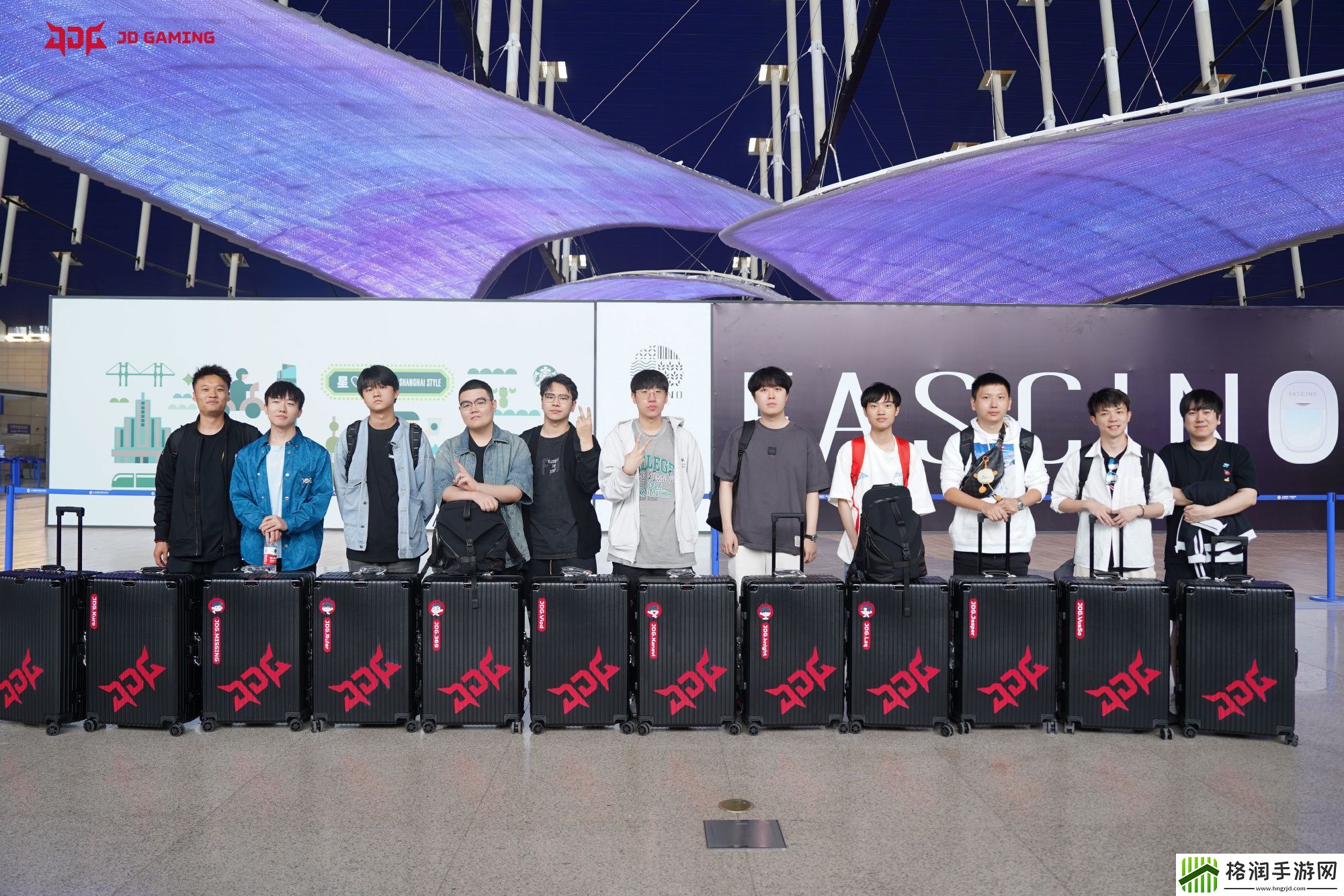 JDG官博分享出发返图