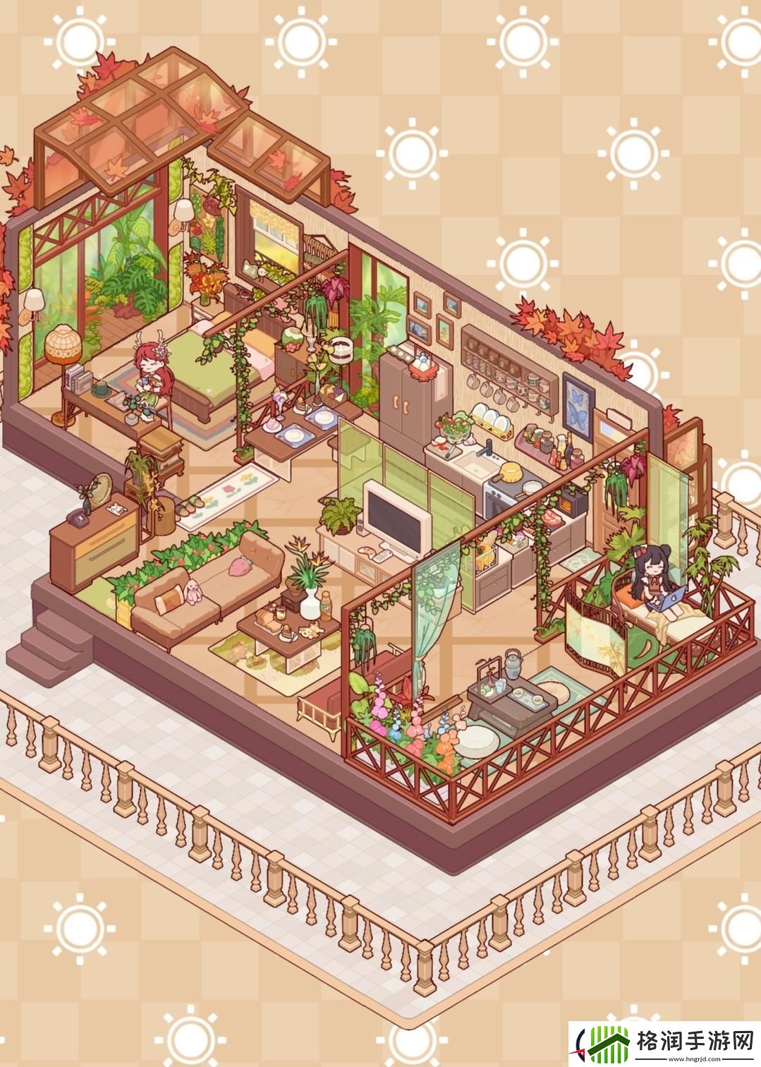 我的休闲时光咖色小楼和双人空间装修分享