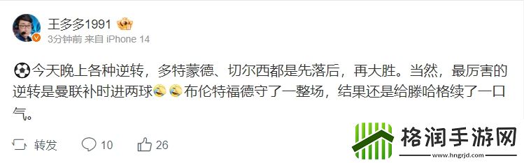 王多多点评英超