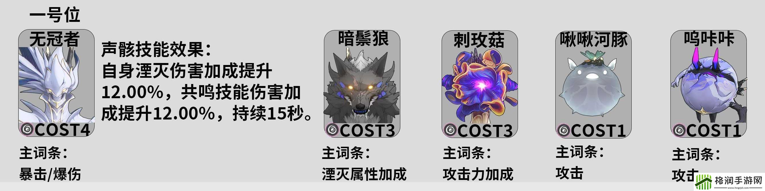 鸣潮丹瑾声骸及词条怎么选择