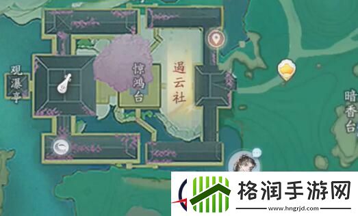 射雕吟咏台位置一览