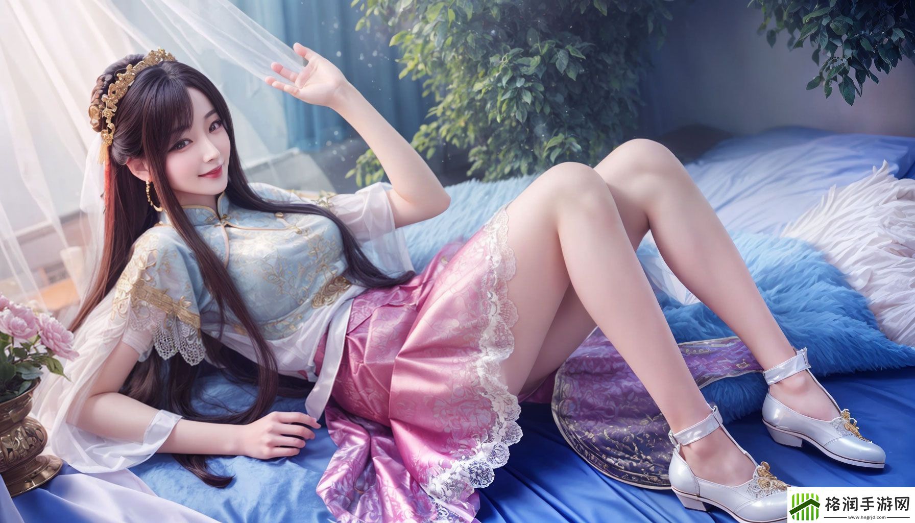 手指划入缝隙挖水