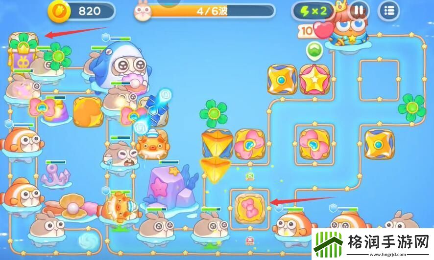 保卫萝卜4海的闺女第77关攻略