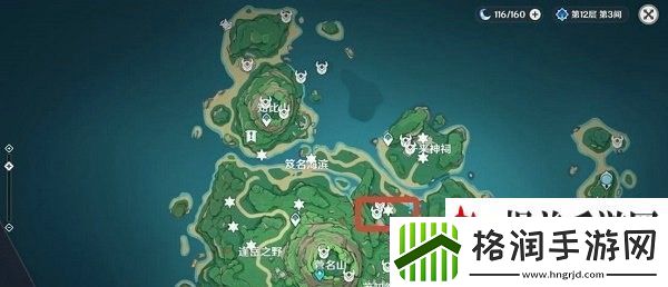 原神鹤观岛雕像在哪里