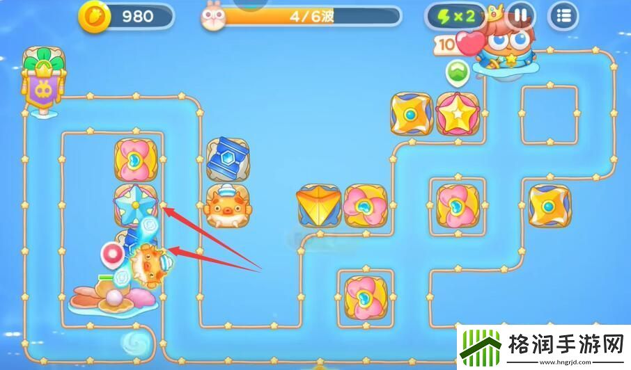 保卫萝卜4海的闺女第77关攻略