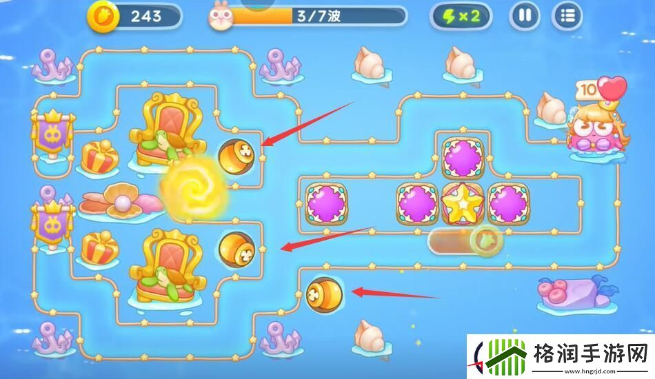 保卫萝卜4海的闺女第78关攻略