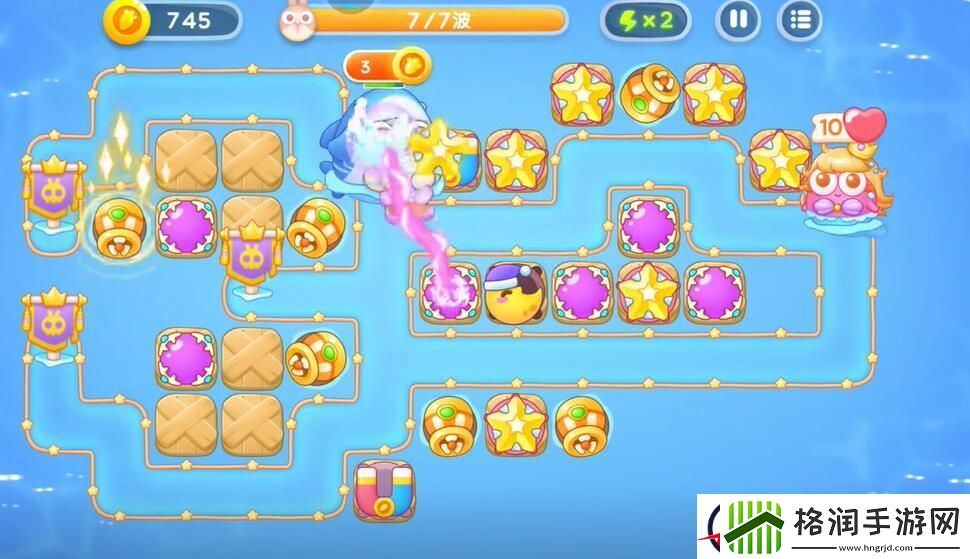 保卫萝卜4海的闺女第78关攻略