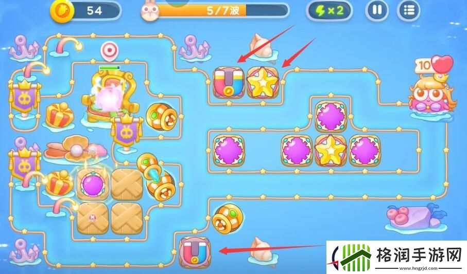 保卫萝卜4海的闺女第78关攻略