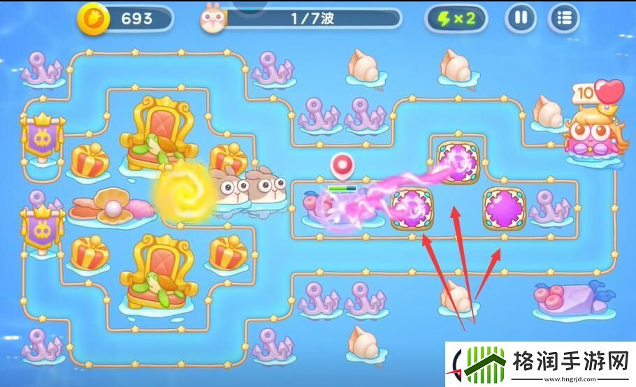 保卫萝卜4海的闺女第78关攻略