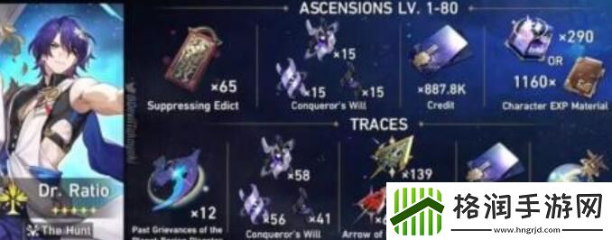 崩坏星穹铁道真理医生突破材料详情