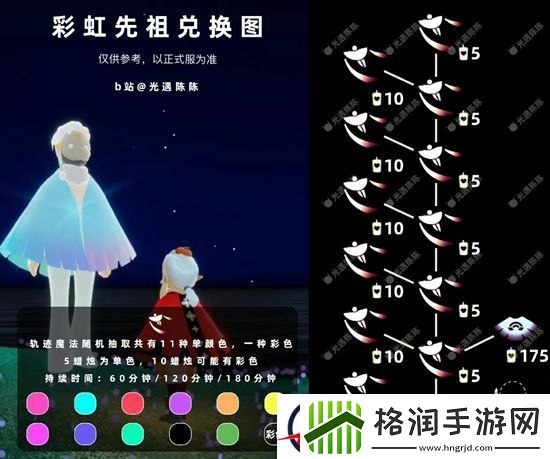 光遇雨林彩虹下的大蜡烛位置