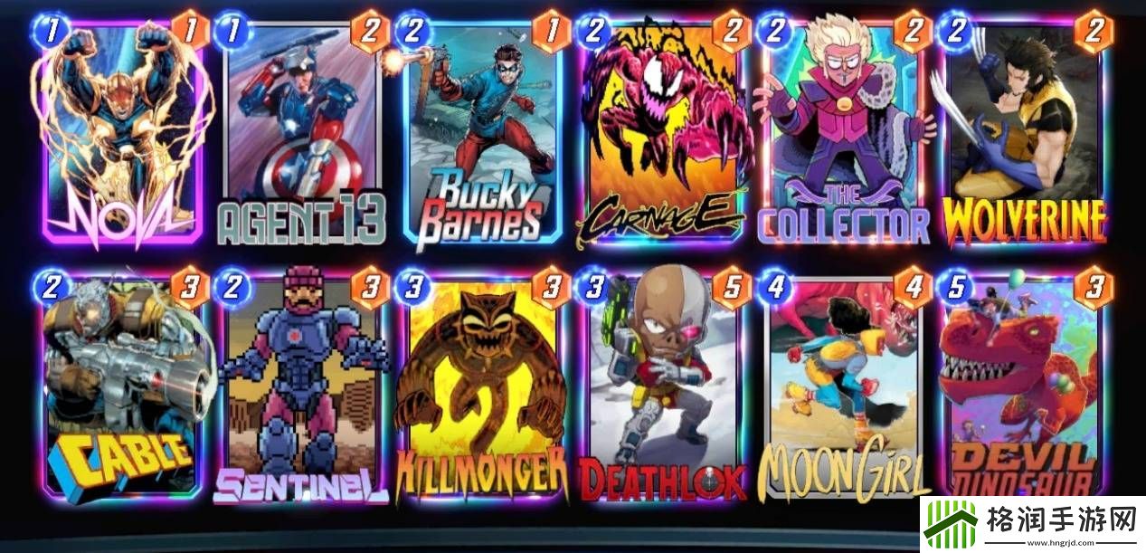 漫威终极逆转月亮恐龙卡组怎么搭配