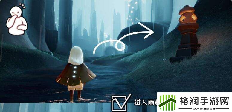 光遇傻笑童子军先祖位置游饭天堂