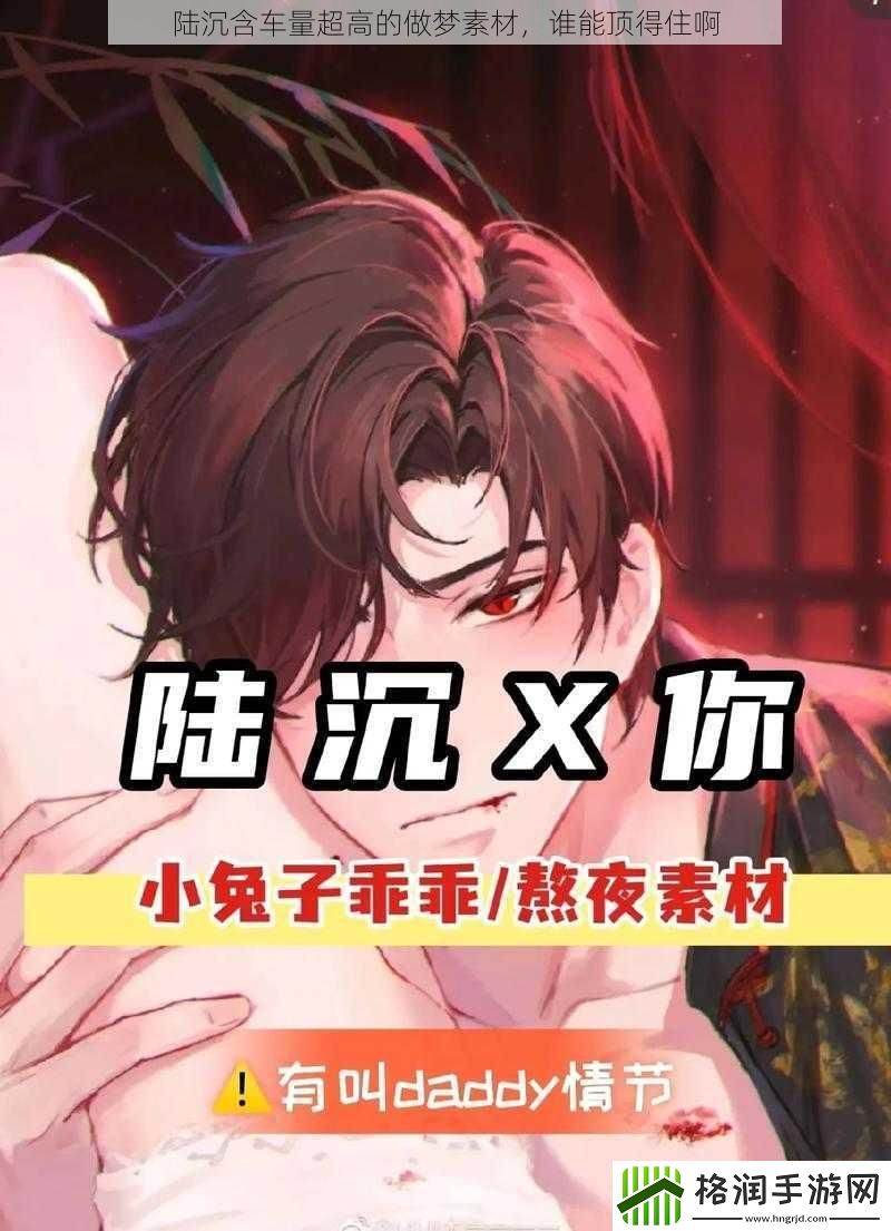 陆沉含车量超高的做梦素材