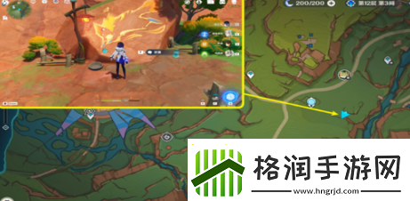 原神绘有涂鸦的裂石在哪找