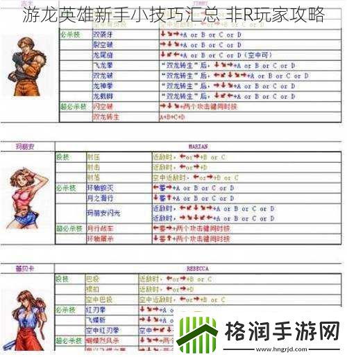 游龙英雄新手小技巧汇总非R玩家攻略