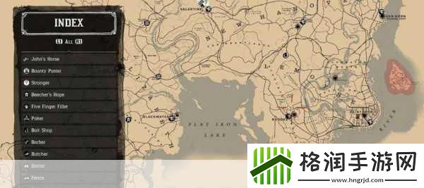 荒野大镖客2早年地图疑云