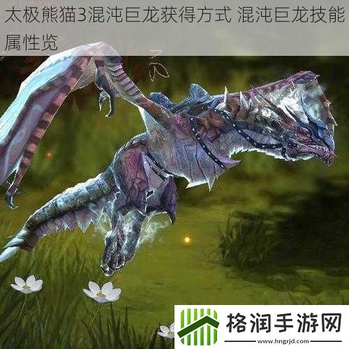 太极熊猫3混沌巨龙获得方式