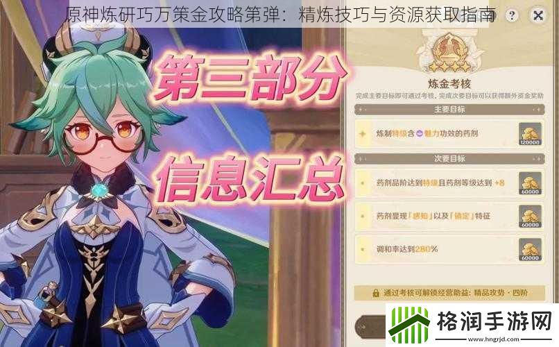 原神炼研巧万策金攻略第弹