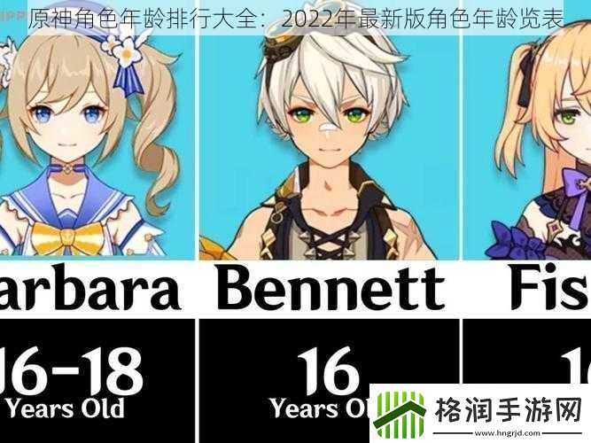 原神角色年龄排行大全