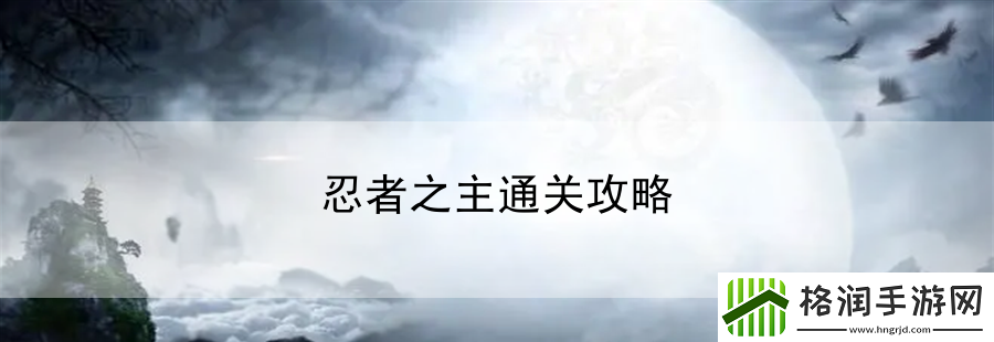 忍者之主通关攻略