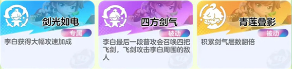 元梦之星峡谷3v3李白卡牌怎么选