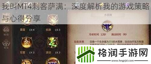 我叫MT4刺客萨满