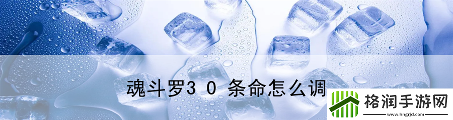 魂斗罗30条命怎么调