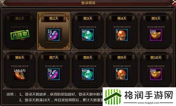 热血归来日常福利概览